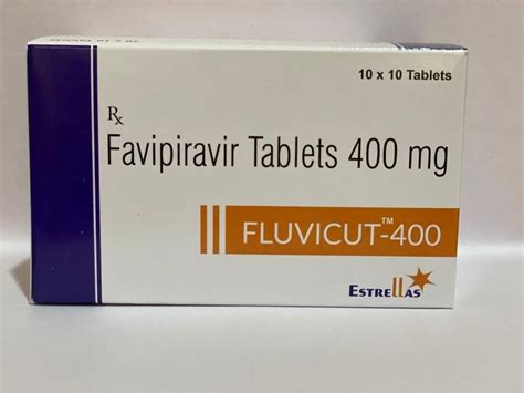 Fluvicut Favipiravir 400 Mg Tablets 10x10 Treatment Covid 19 At