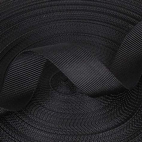 Inch Black Polypropylene Webbing Yards Heavy Duty Climbing Strap