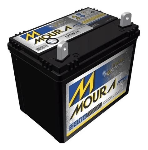 Bateria Moura 30ah Para Tratores Jardinagem Mtd Trapp Murray