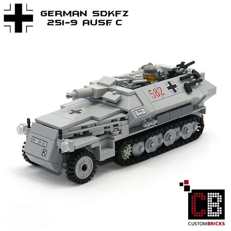 Custombricksde Lego Ww2 Wwii Wehrmacht Sd Sdkfz 250 251 252 Panzer