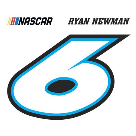 Ryan Newman 2021 6 Logo Officially Licensed NASCAR Removable Wall D