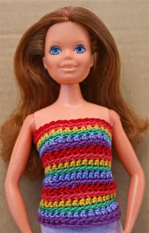 DIY Crochet Top For Barbie