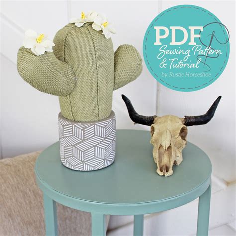 Sonora Saguaro Cactus Pin Cushion Sewing Pattern And Tutorial Digital Pdf