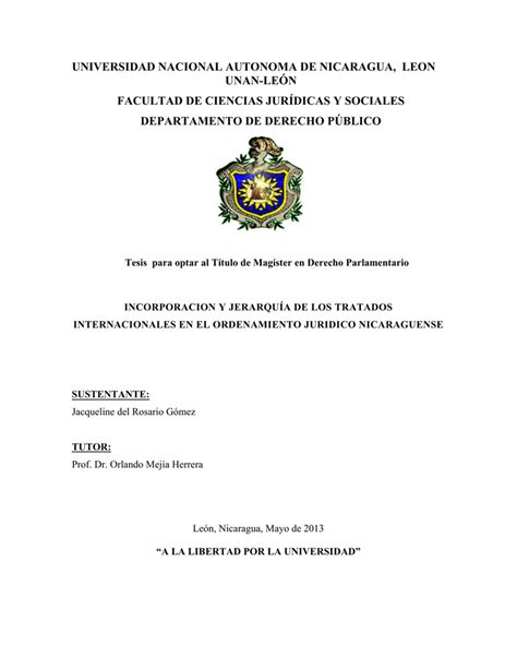 Universidad Nacional Autonoma De Nicaragua Leon Unan