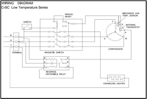 Ac Compressor Wiring Diagram Single Phase Compressor Wiring