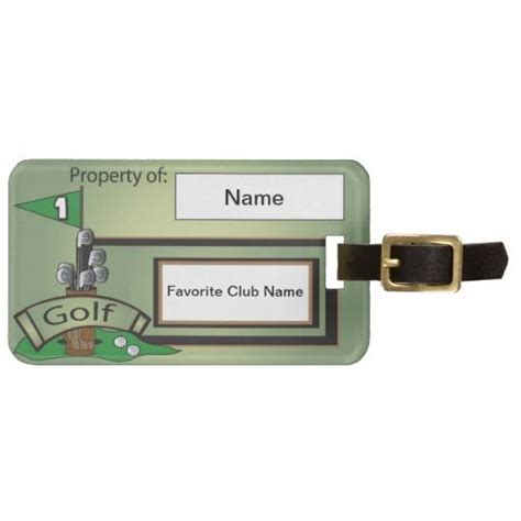 Personalized Golf Bag Tags