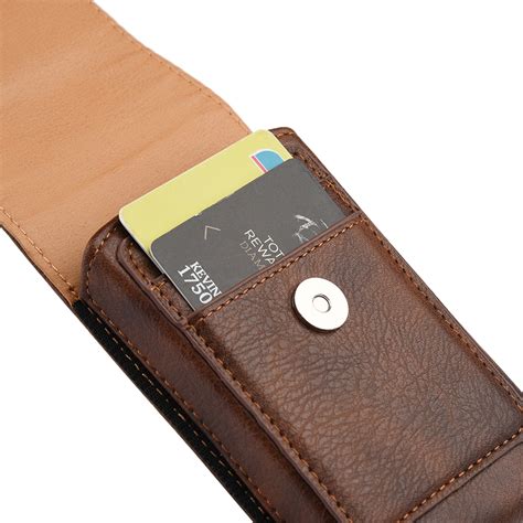 Vertical Luxmo Leather Belt Clip Pouch Holster Phone Holder Horizontal