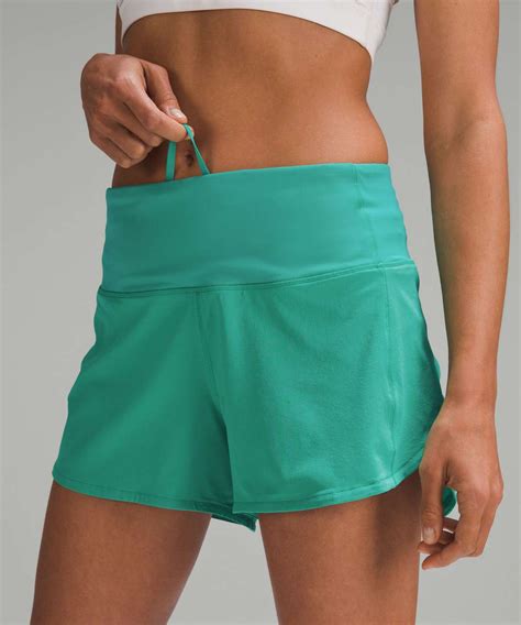 Lululemon Speed Up High Rise Lined Short 4 Kelly Green Lulu Fanatics