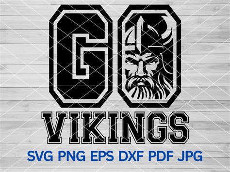 Go Vikings Svg Vikings Svg Vikings Pride Vikings Mascot Svg High