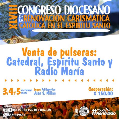 Próximamente el XLVIII Congreso Diocesano de la Renovación Carismática