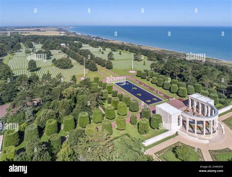 France Calvados Colleville Sur Mer The American Cemetery And The D