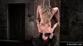 Hot Gagged Big Tits Milf Gets Nipples Clamped And Stretched Then Pussy