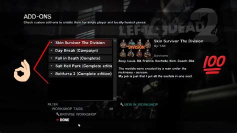 Left 4 Dead 2 The Introduction And How To Add Ons In A Campaign Of