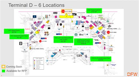 Dfw Terminal Map Restaurants at Emmanuel Jones blog