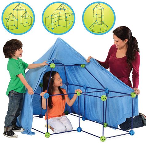 Buy Discovery Kids Building Tent 77 Piece Construction Fort Kit For