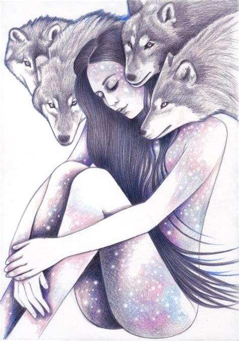 Belos Desenhos De Andrea Hrnjak Cosmic Love Art Drawings Paintings