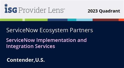 Advance Recognized In Isg Provider Lens Quadrant Report