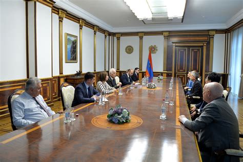 President Vahagn Khachaturyan Received Guillermo Chantada President Of