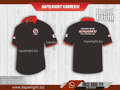 Seragam Kaos LPK korea dan jepang | Jadikan LPK anda keren