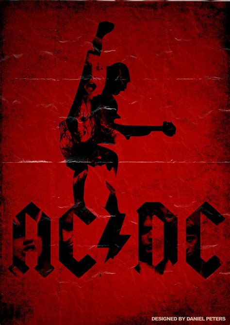 Band Poster Acdc By Elcrazy On Deviantart Band Posters Rock Band