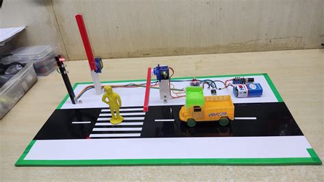 Automatic Barrier Gate For Zebra Crossing Science Project