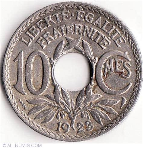 10 Centimes 1923 Tb Third Republic 1871 1940 France Coin 9361