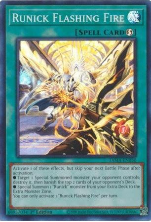 Runick Flashing Fire TAMA EN030 Super Rare Duelshop