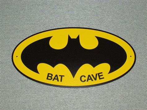 Batman Bat Cave 12 Wood Wall Sign Art Decor Etsy