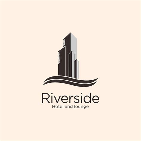 Premium Vector | Flat and modern logo design hotel or apartment building