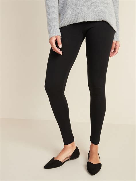 Mid Rise Jersey Leggings For Women Old Navy