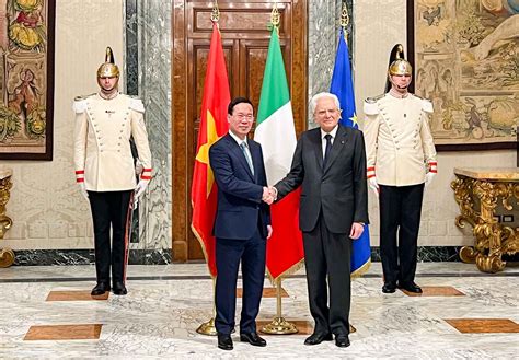 Vietnam Italy Issue Joint Statement