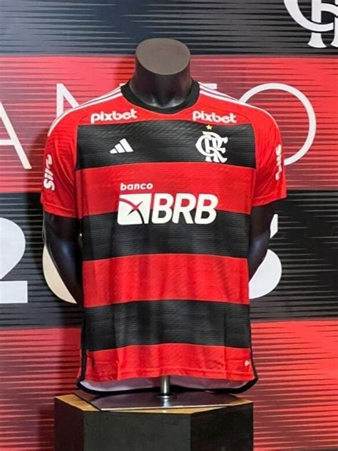 CR Flamengo 2023 24 Home Kit Released The Kitman