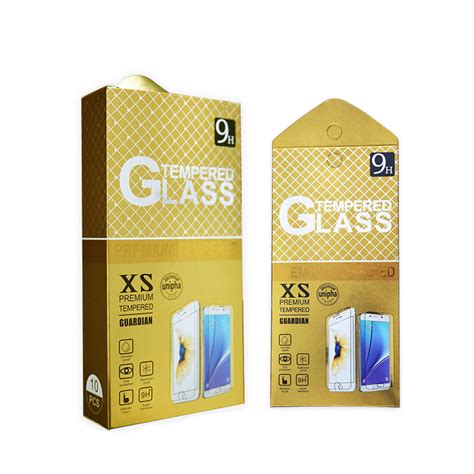 Custom Printing Design Mobile Phone Tempered Glass Packing Box China Custom Box And Tempered