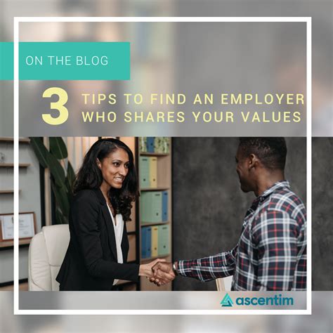 Tips To Find An Employer Who Shares Your Values