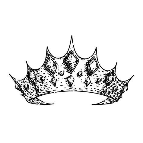 king crown queen sketch hand drawn 47527013 Vector Art at Vecteezy