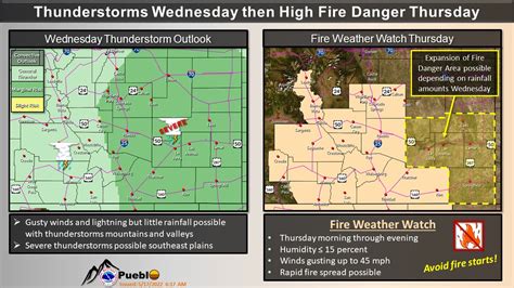 Nws Pueblo On Twitter Severe Thunderstorms Will Be Possible Wednesday