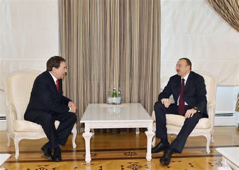 President Aliyev Receives Sec Gen Of Socialist Intl