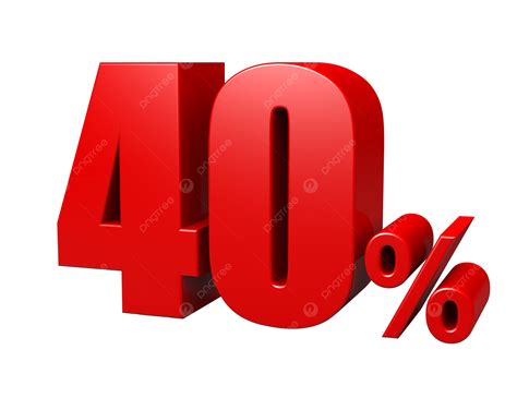 Percent White Background Illustration Rate White Background Png