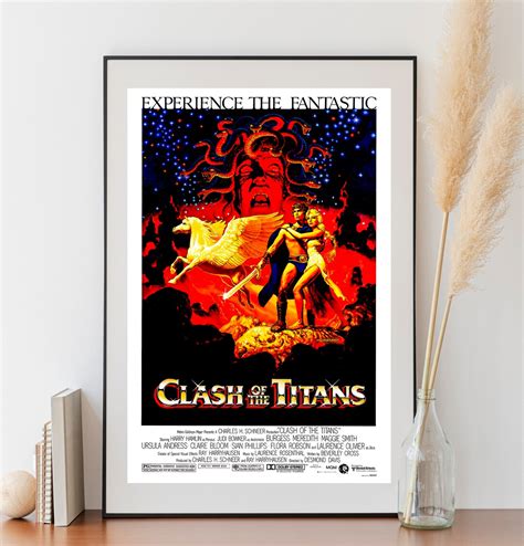 Clash of the Titans 1981 Reproduction Movie Poster, Canvas Print, Gift ...