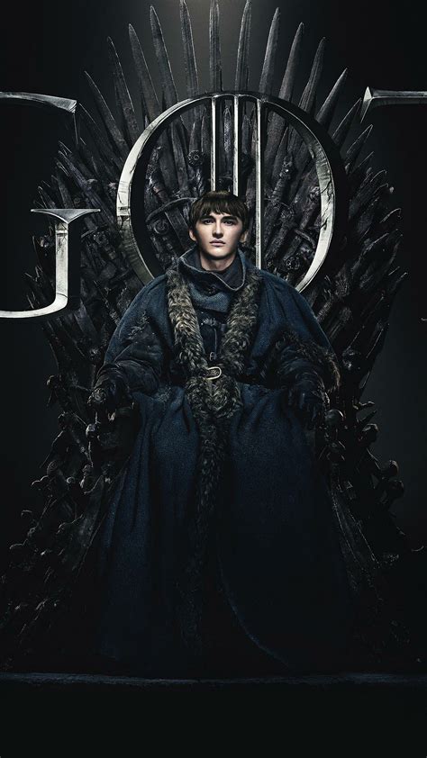 Brandon Stark on the Iron Throne (Game of Thrones) | Stark, Bran stark ...