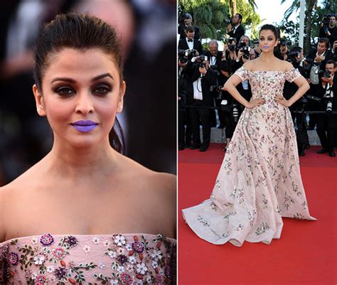 Aishwarya Rai Wore A Purple Lipstick Let S Debate Times Of India