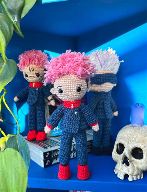 Gojo Satoru Jjk Inspired Crochet Pattern Amigurumi Jujutsu Kaisen Etsy