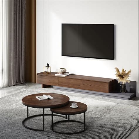 Free Shipping On Fero Minimalist Retracted Extendable Drawers Tv