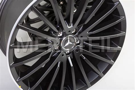 Glc Class Amg Black Matte Multi Spoke Rims 253 Genuine Mercedes Amg