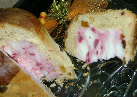 Pan dulce relleno con helado Receta de La profe Luisa- Cookpad