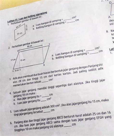 Tolong Bantu Jawab 6 Soal Ini Tolong Bgt Dan Tolong Pake Cara Ya