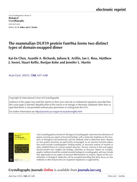 Fillable Online Espace Library Uq Edu The Mammalian Duf Protein