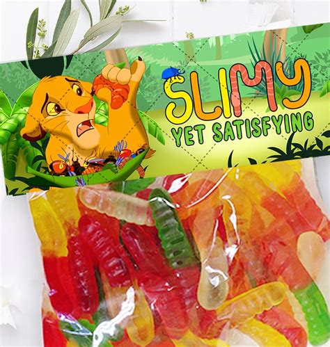 Lion King Candy Bag Lion King Candy Bag Labels Lion King Etsy