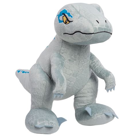 Jurassic World Large 12-inch Blue Plush Stuffed Animal, Dinosaur, Kids ...