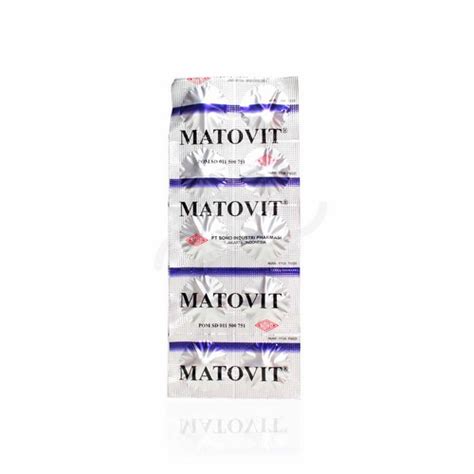 Jual Matovit Obat Mata Strip Tablet Vitamin Kesehatan Mata